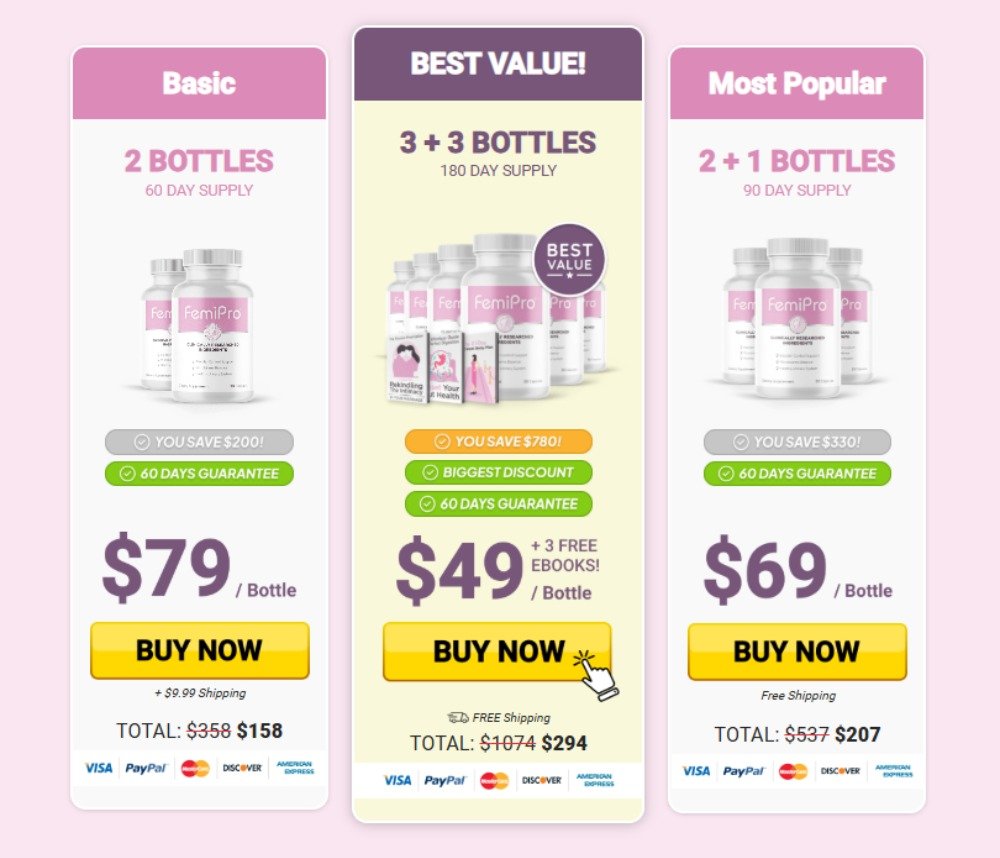 FemiPro official website buy